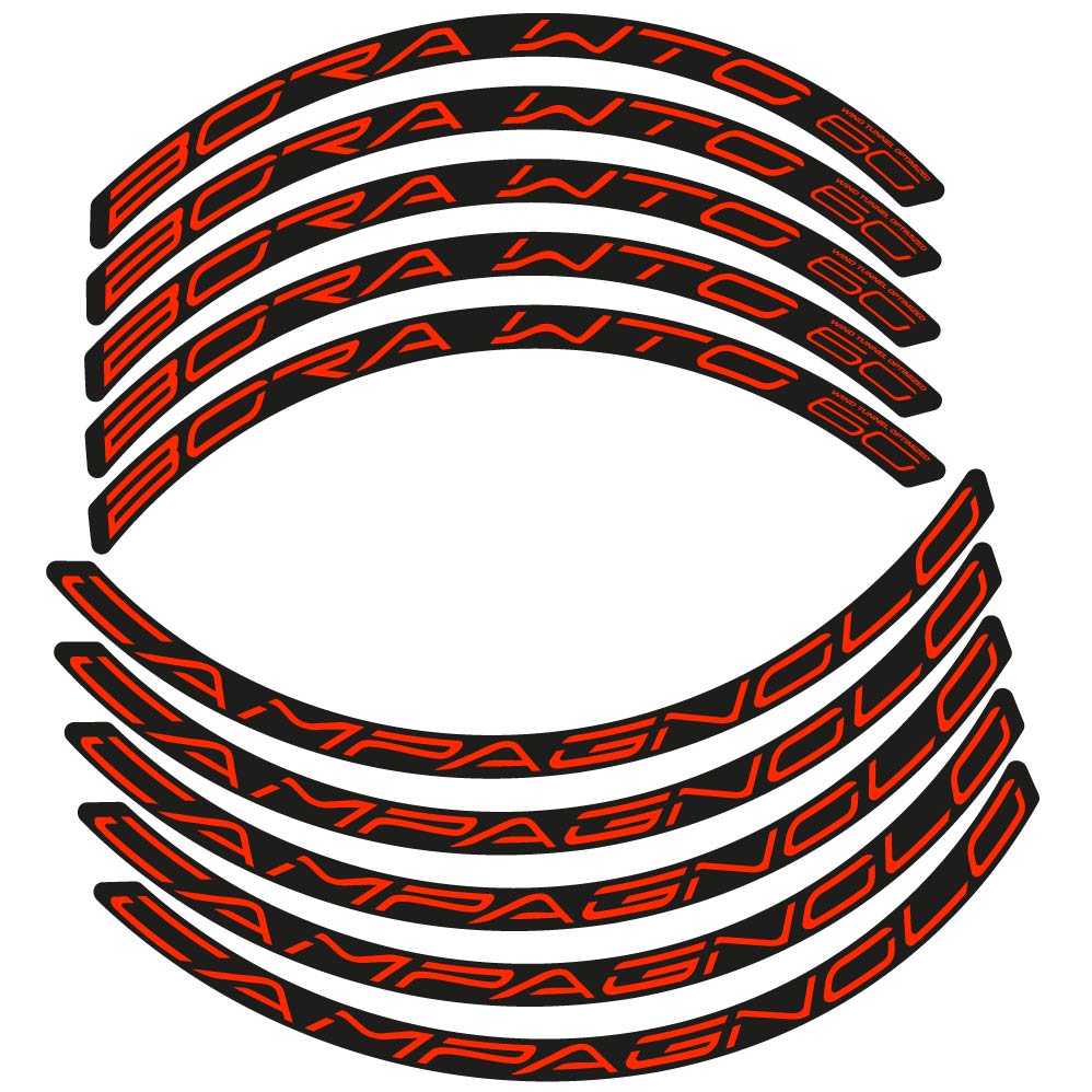 Stickers Campagnolo Bora WTO 60 compatibles Autocollants roues Route