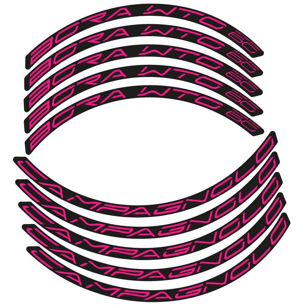 Stickers Campagnolo Bora WTO 60 compatibles Autocollants roues Route