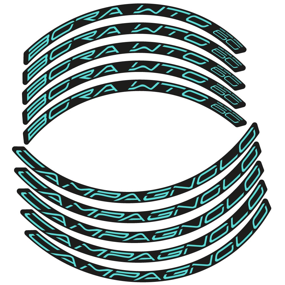 Stickers Campagnolo Bora WTO 60 compatibles Autocollants roues Route