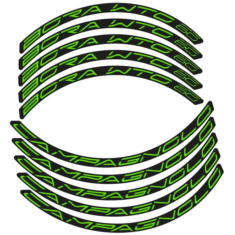 Stickers Campagnolo Bora WTO 60 compatibles Autocollants roues Route