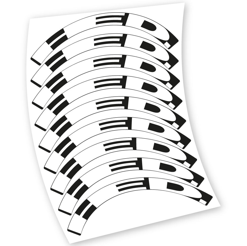 Stickers HED compatibles Autocollants roues Route