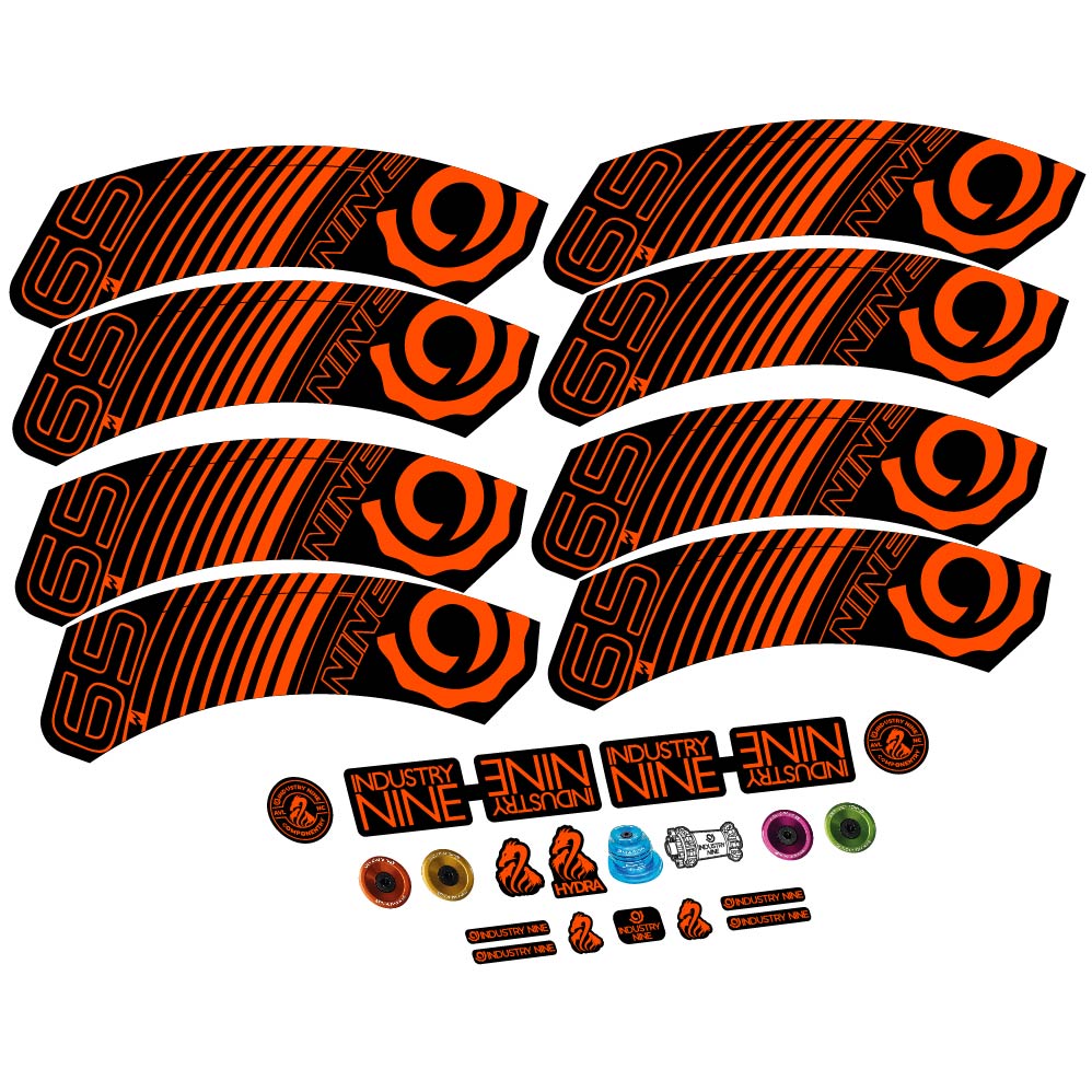 Stickers Industry Nine i965 Carbon compatibles - Autocollants roue vélo route