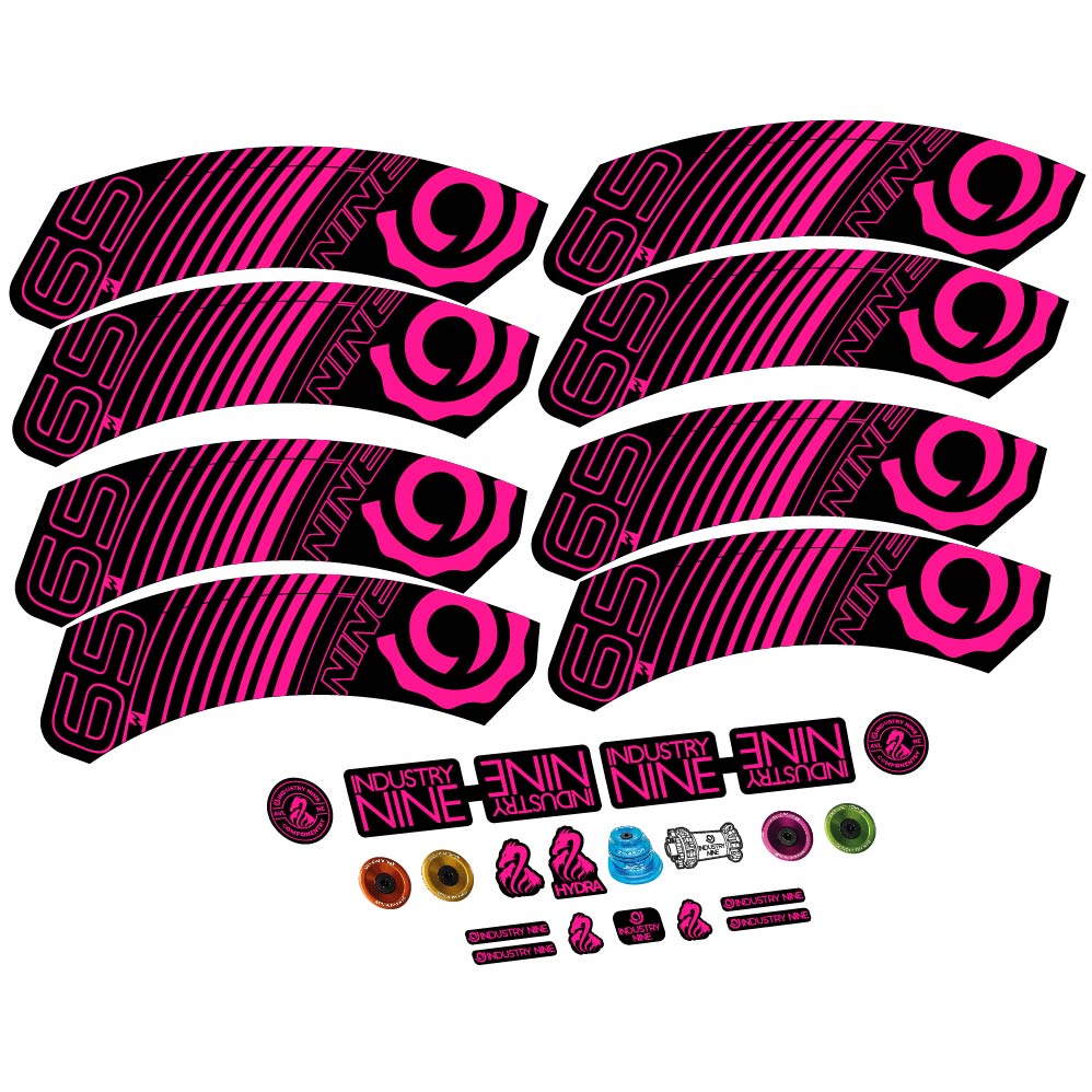 Stickers Industry Nine i965 Carbon compatibles - Autocollants roue vélo route