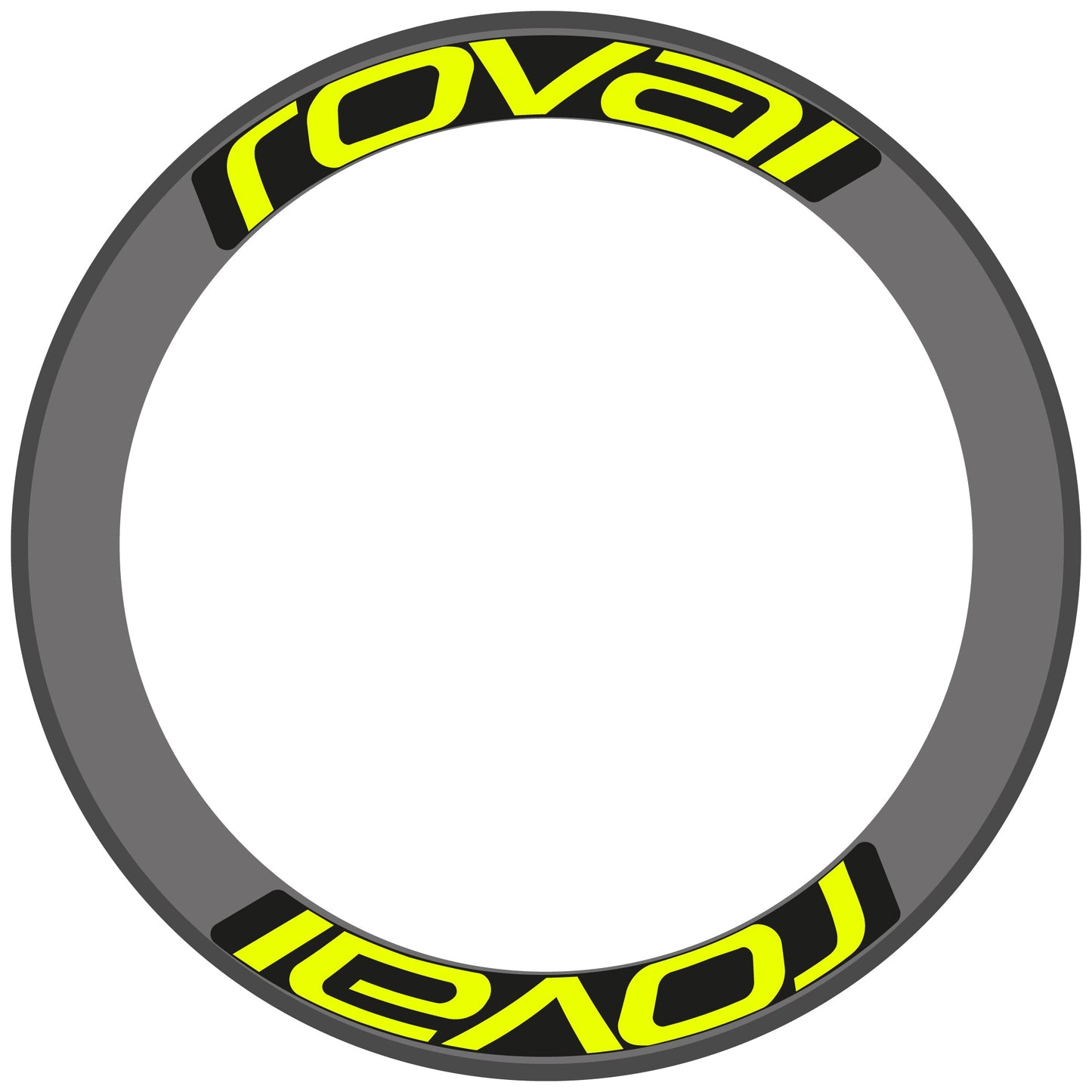 Autocollant compatible avec Roues Route Roval Vélo Vinyle sticker