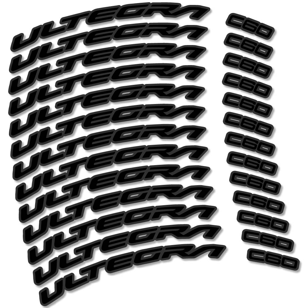 Stickers Shimano Ultegra C60 compatibles Autocollants roues Route