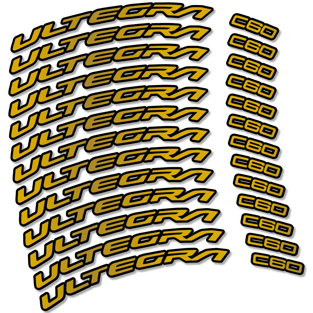 Stickers Shimano Ultegra C60 compatibles Autocollants roues Route