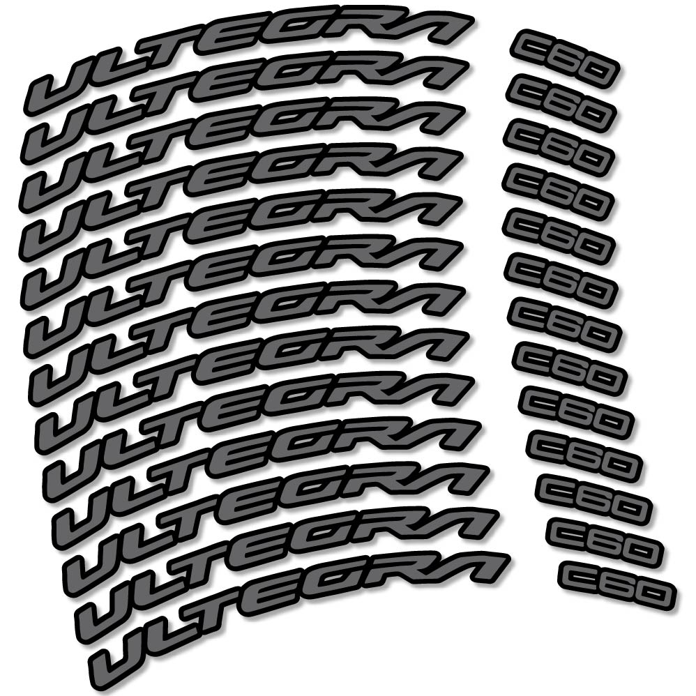 Stickers Shimano Ultegra C60 compatibles Autocollants roues Route