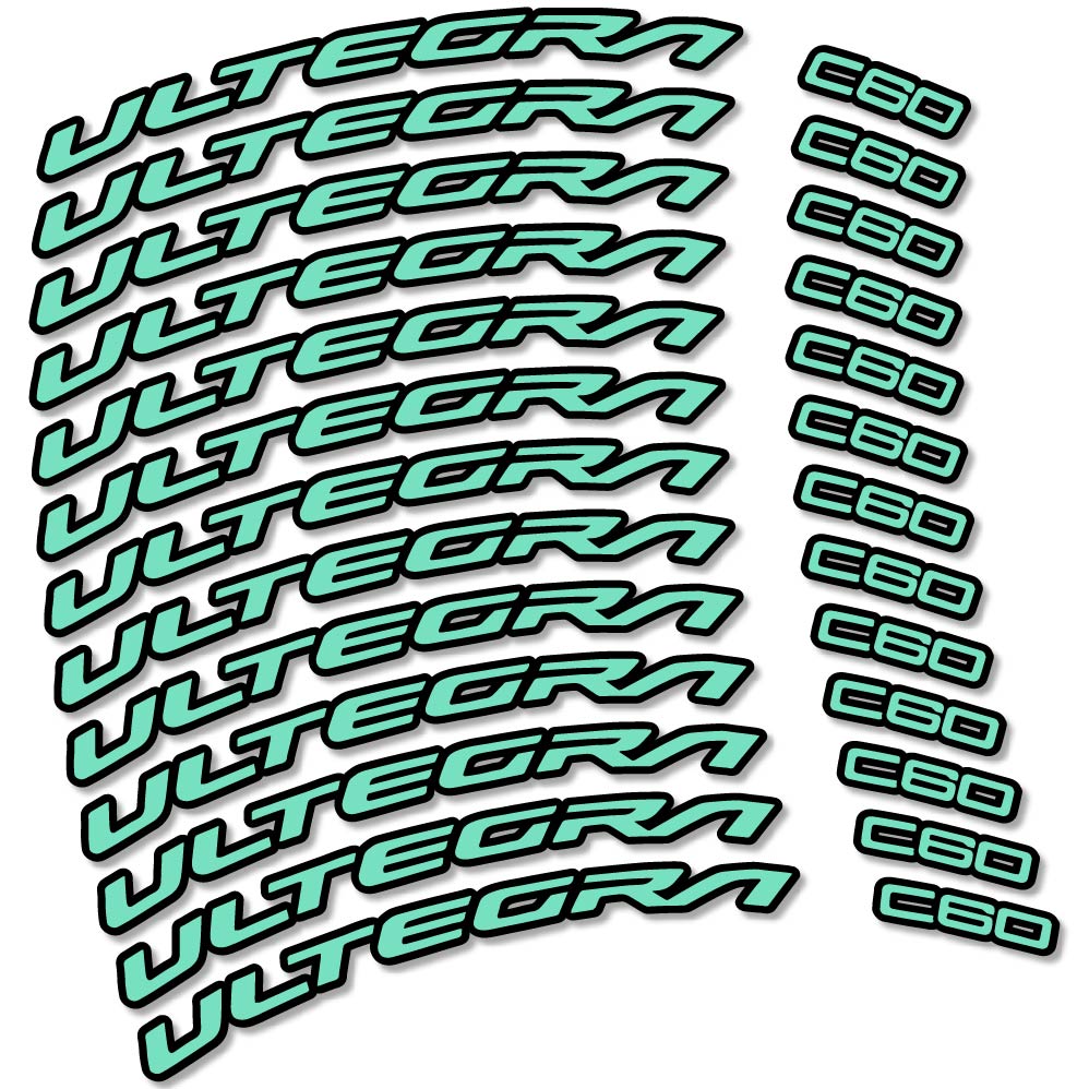 Stickers Shimano Ultegra C60 compatibles Autocollants roues Route