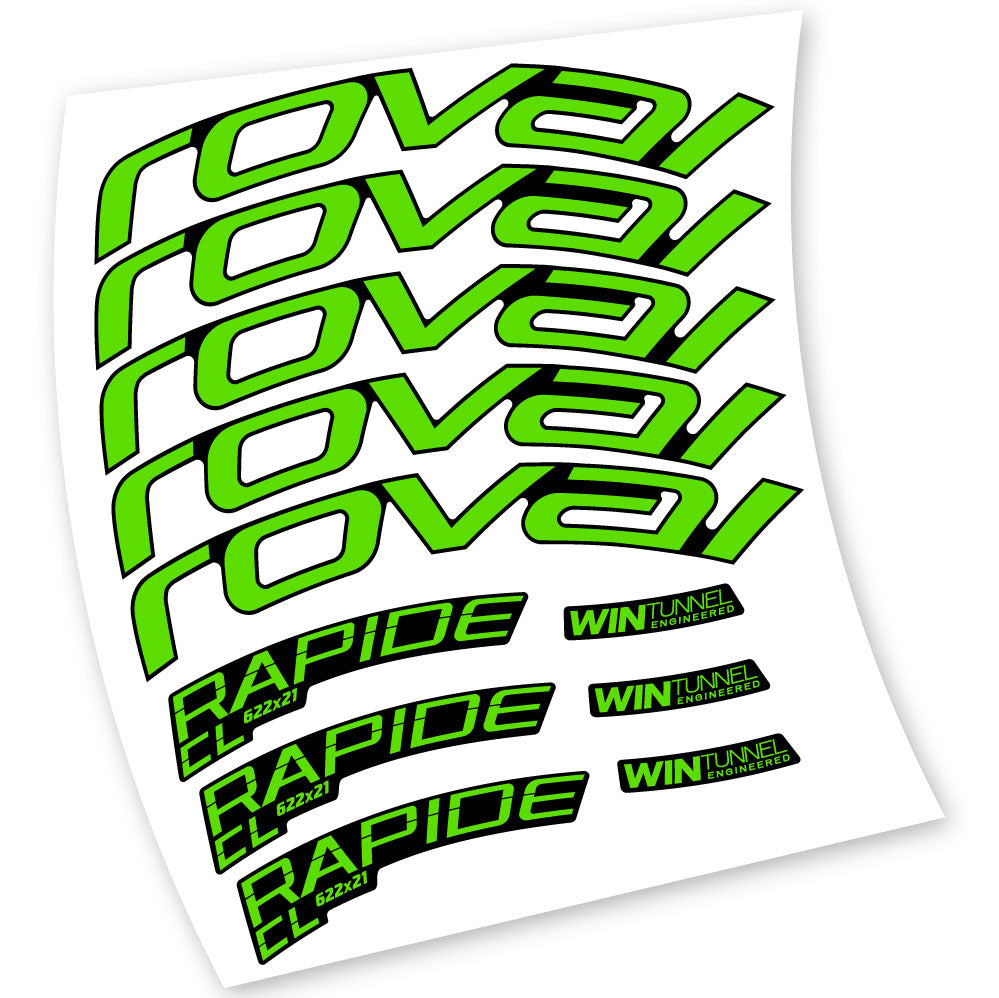 Autocollant Roues Route, Roval Rapide CL, Autocollant Vélo Vinyle