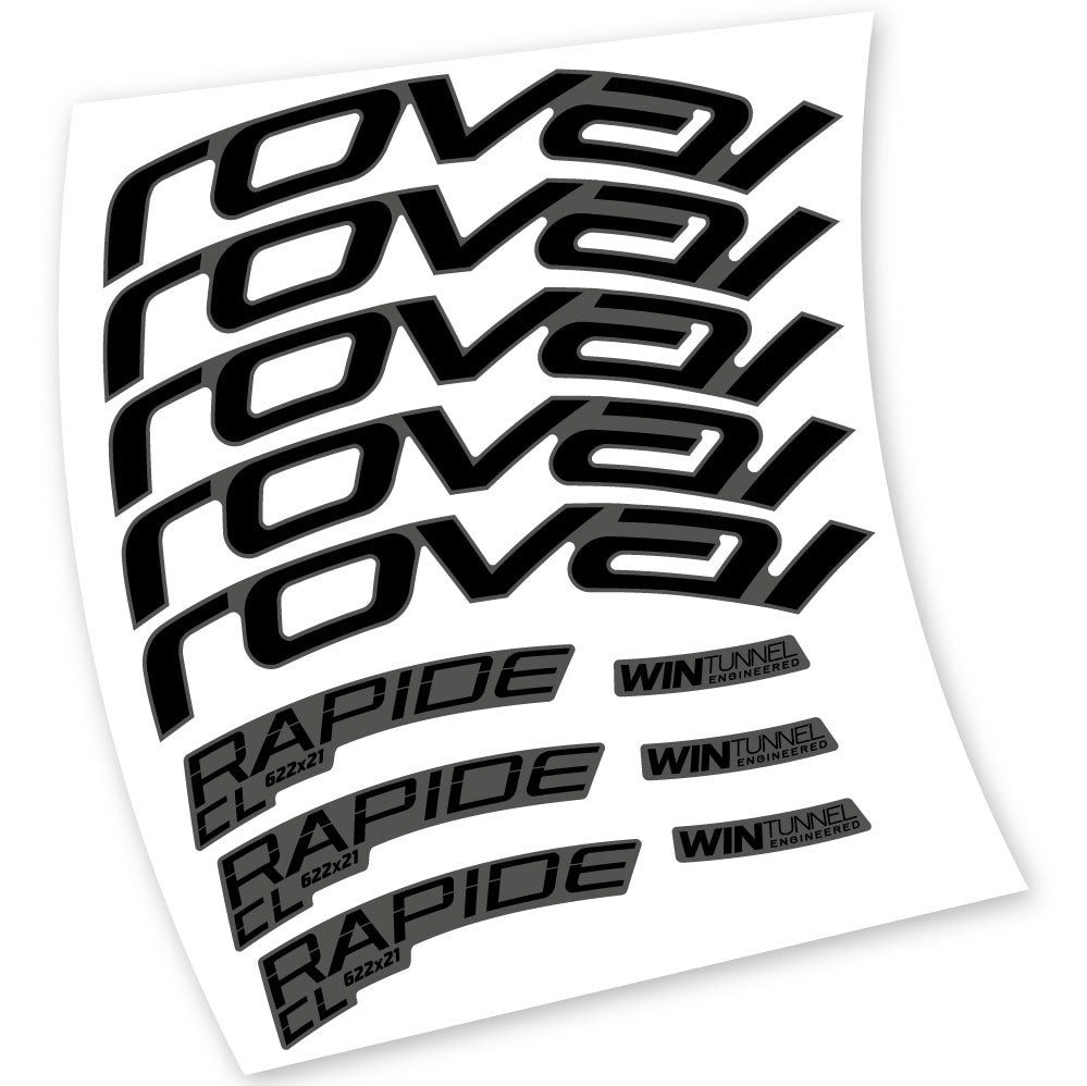Autocollant Roues Route, Roval Rapide CL, Autocollant Vélo Vinyle