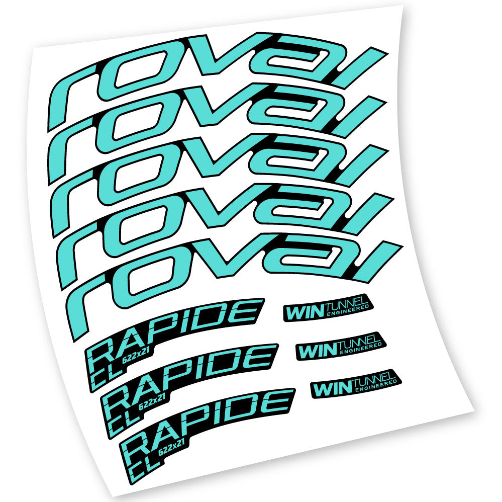 Autocollant Roues Route, Roval Rapide CL, Autocollant Vélo Vinyle