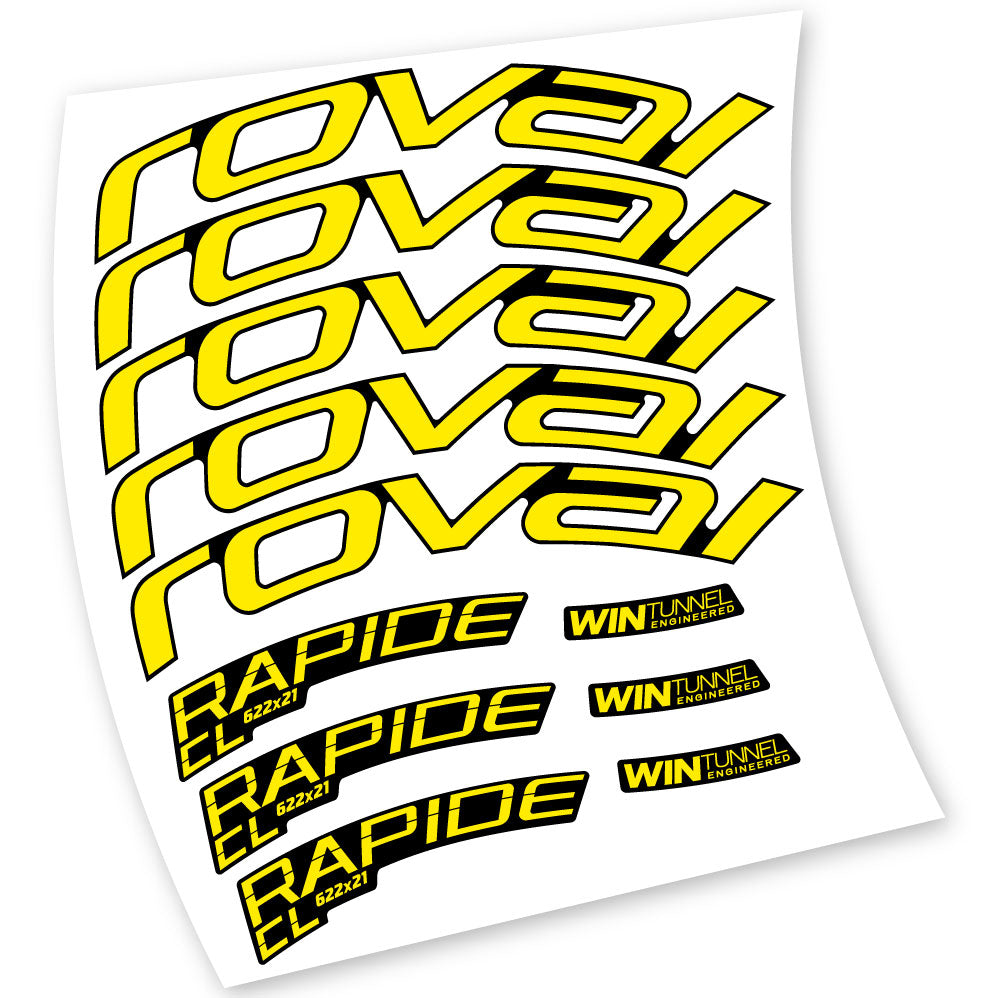 Autocollant Roues Route, Roval Rapide CL, Autocollant Vélo Vinyle