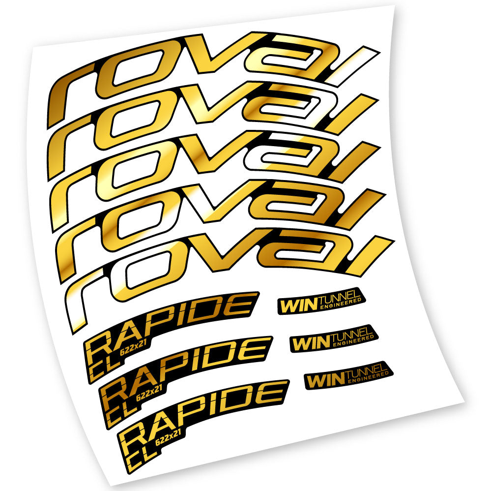 Autocollant Roues Route, Roval Rapide CL, Autocollant Vélo Vinyle