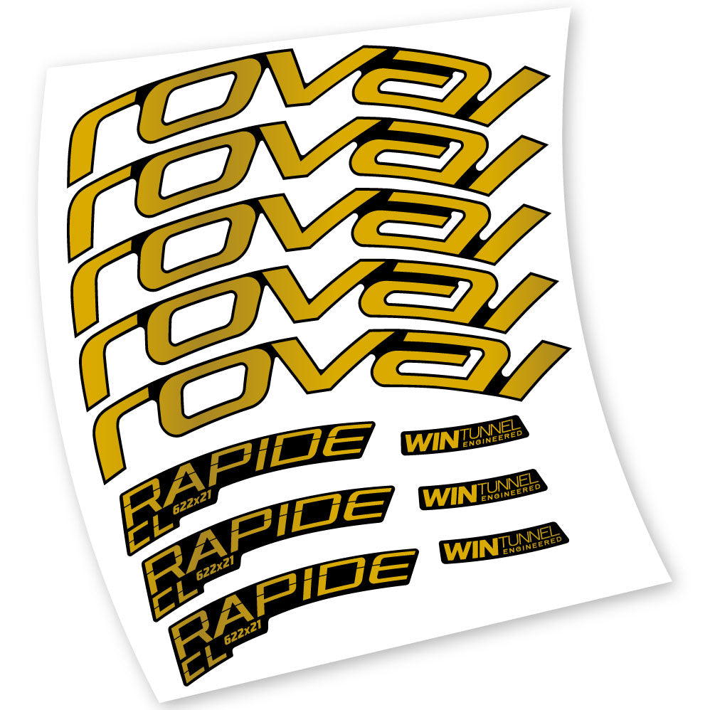 Autocollant Roues Route, Roval Rapide CL, Autocollant Vélo Vinyle