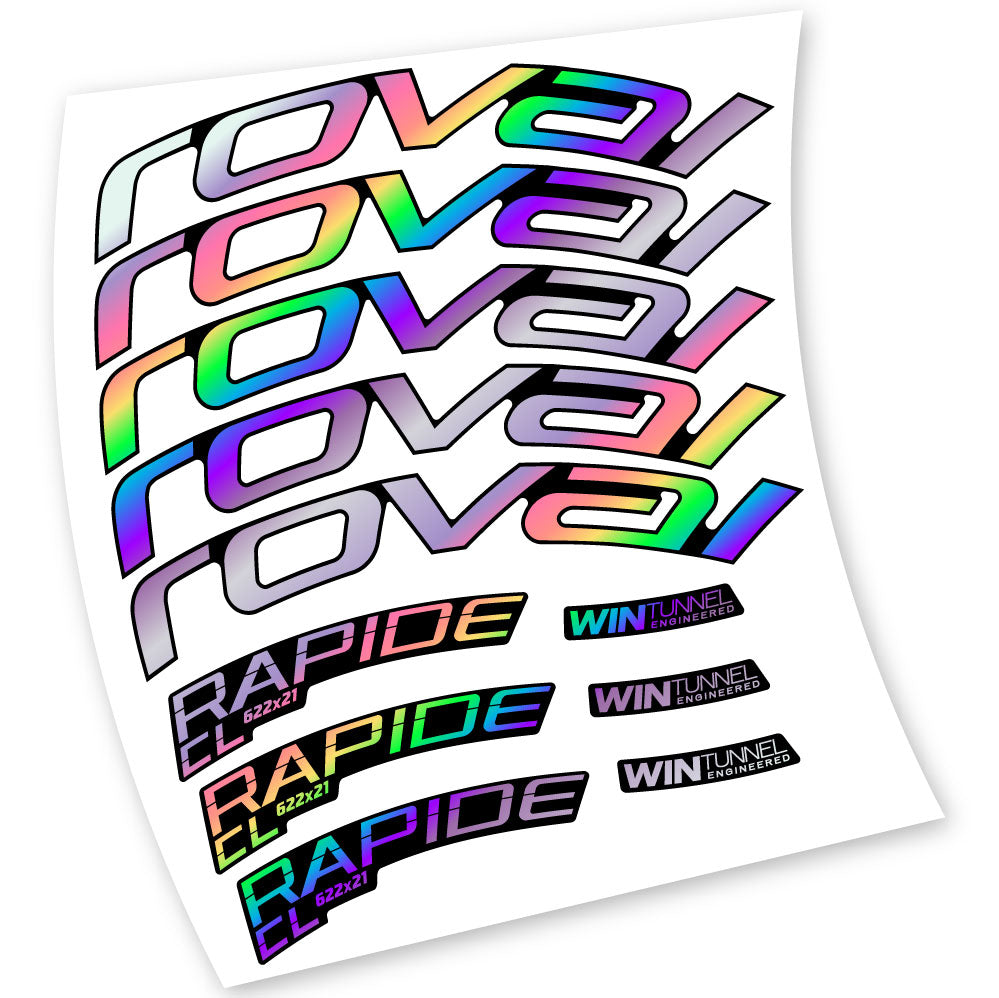 Autocollant Roues Route, Roval Rapide CL, Autocollant Vélo Vinyle