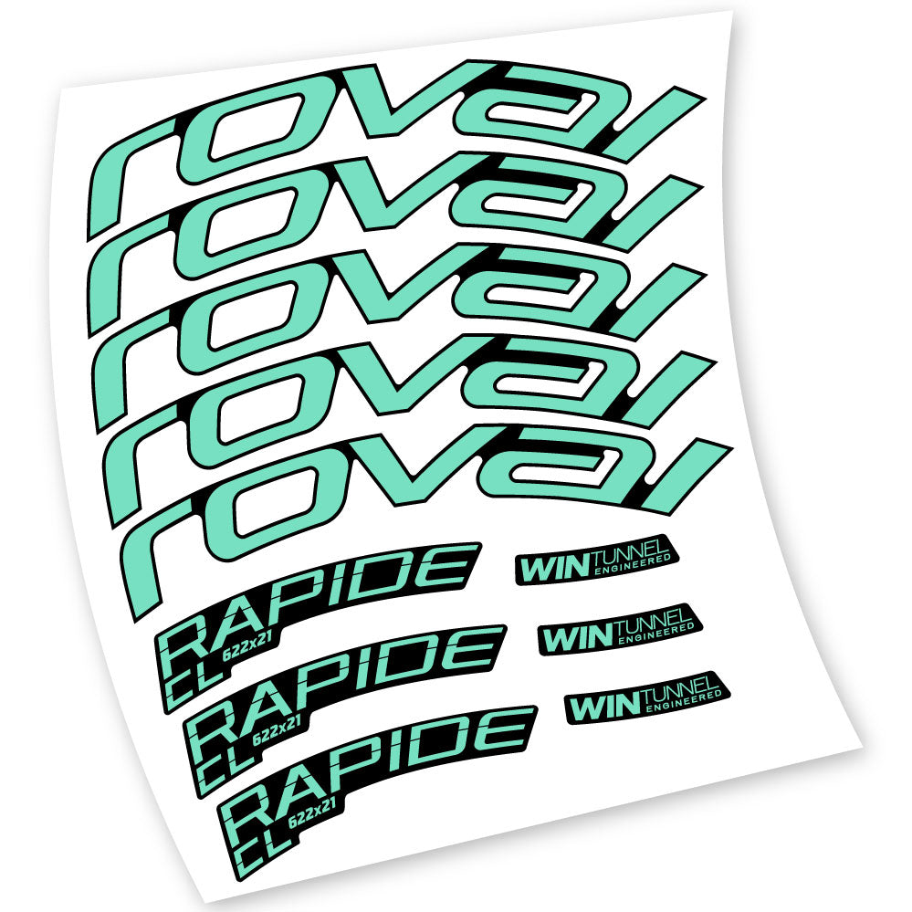 Autocollant Roues Route, Roval Rapide CL, Autocollant Vélo Vinyle