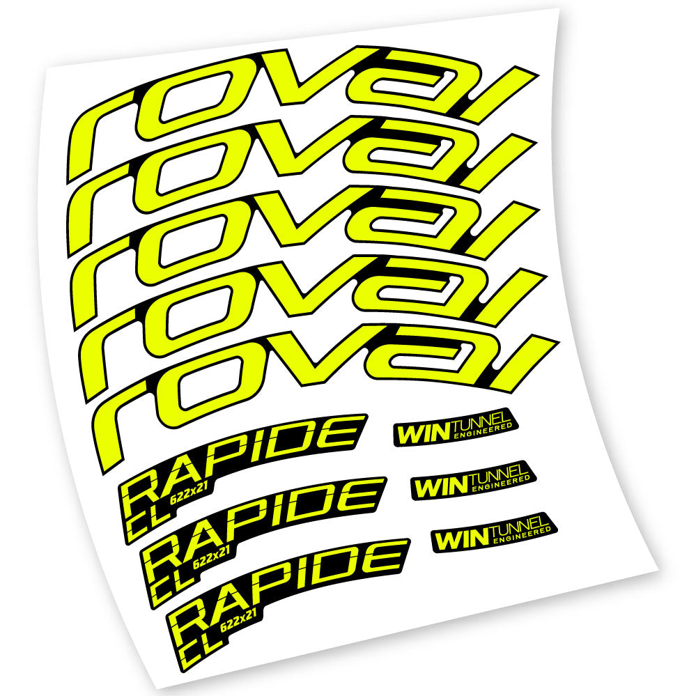 Autocollant Roues Route, Roval Rapide CL, Autocollant Vélo Vinyle