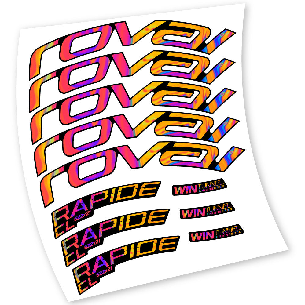 Autocollant Roues Route, Roval Rapide CL, Autocollant Vélo Vinyle