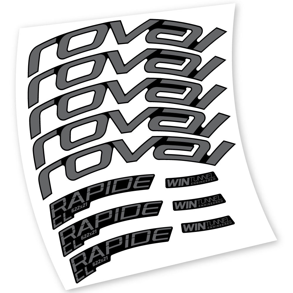 Autocollant Roues Route, Roval Rapide CL, Autocollant Vélo Vinyle