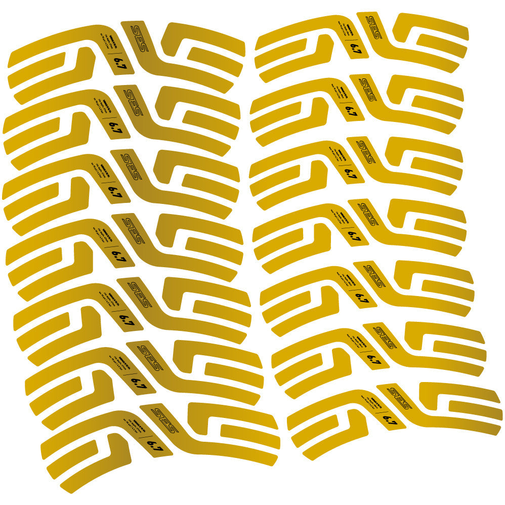 Stickers Enve Ses 6.7, Route profile 60 & 67mm compatibles Autocollants roues Route