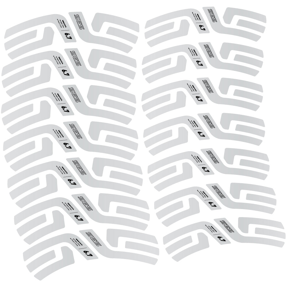 Stickers Enve Ses 6.7, Route profile 60 & 67mm compatibles Autocollants roues Route