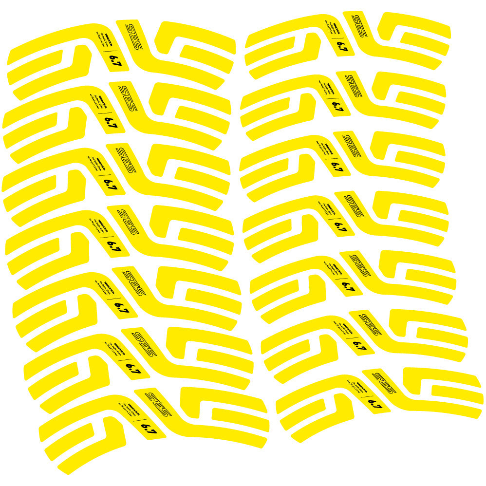 Stickers Enve Ses 6.7, Route profile 60 & 67mm compatibles Autocollants roues Route