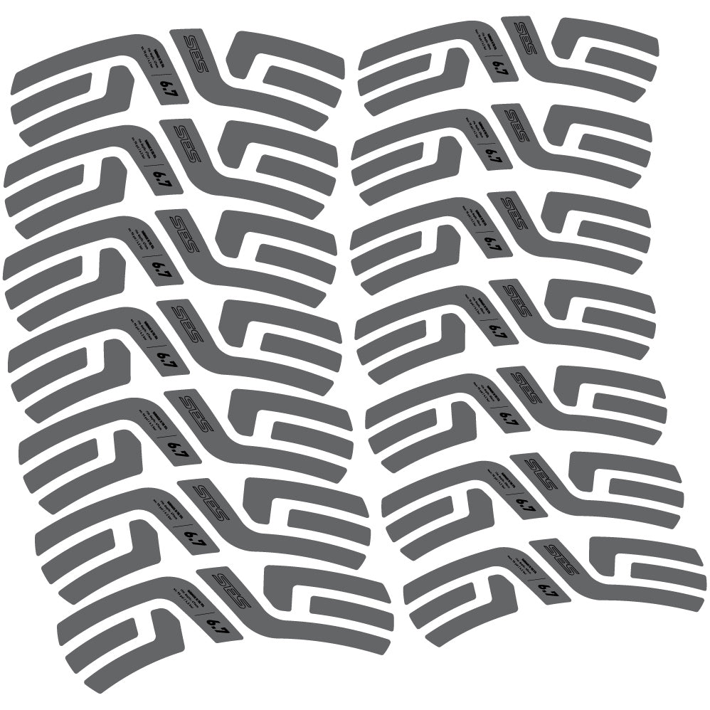 Stickers Enve Ses 6.7, Route profile 60 & 67mm compatibles Autocollants roues Route