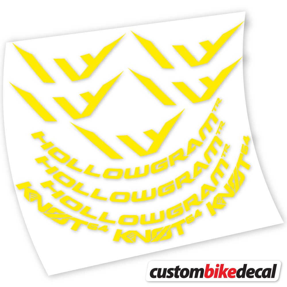 Stickers Hollowgram Knot 64 compatibles Autocollants roues Route