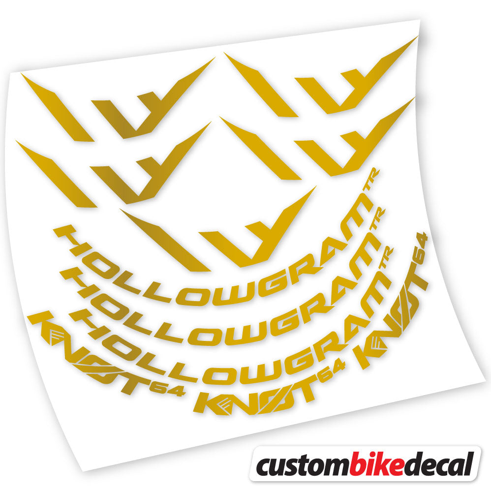 Stickers Hollowgram Knot 64 compatibles Autocollants roues Route