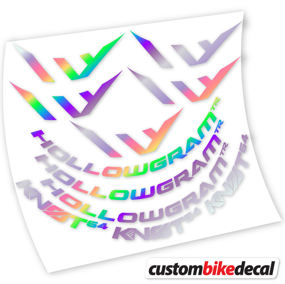 Stickers Hollowgram Knot 64 compatibles Autocollants roues Route