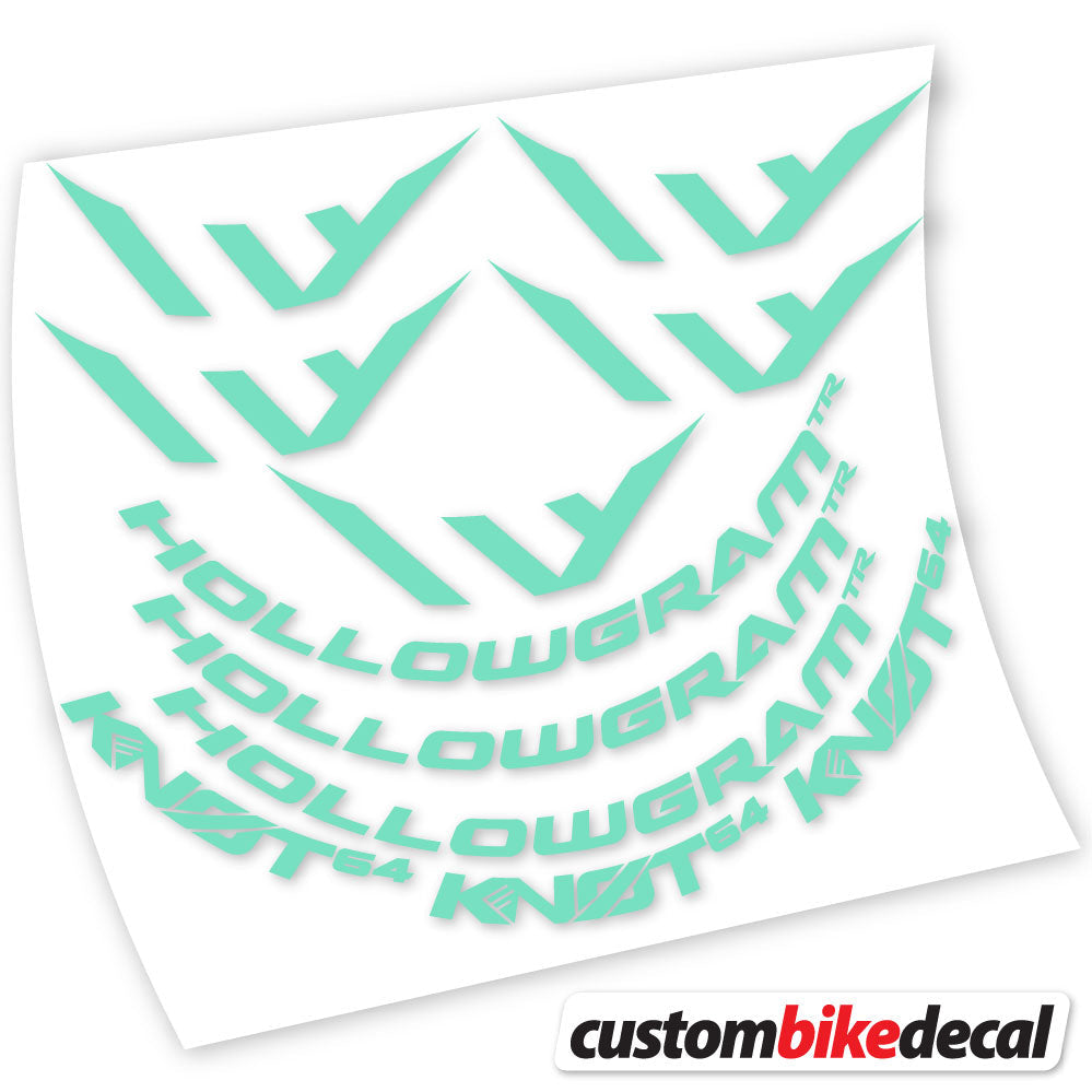 Stickers Hollowgram Knot 64 compatibles Autocollants roues Route