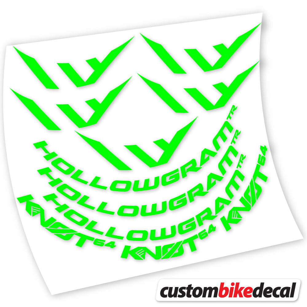 Stickers Hollowgram Knot 64 compatibles Autocollants roues Route