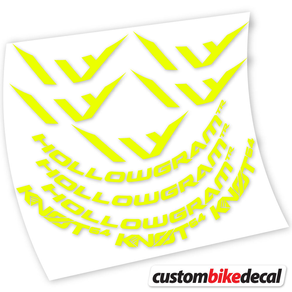 Stickers Hollowgram Knot 64 compatibles Autocollants roues Route