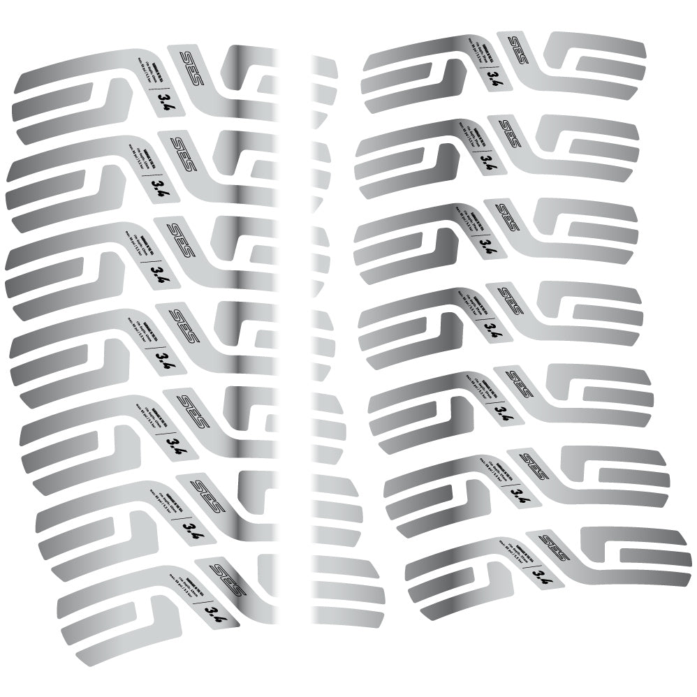 Stickers Enve Ses 3.4 2022, Route profile 38 & 42mm compatibles Autocollants roues Route
