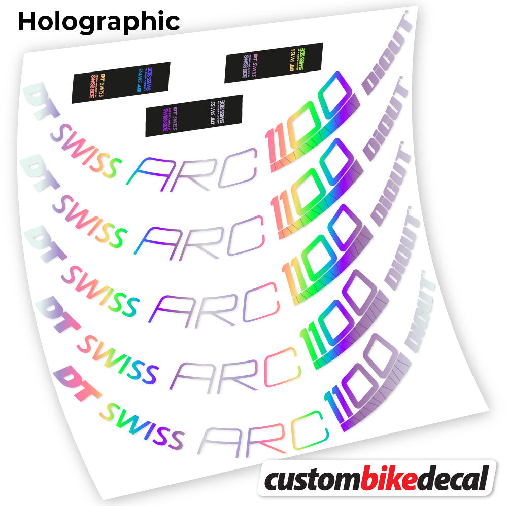 Decal for DT Swiss ARC 1100 Dicut 80 road wheel 80mm – bike sticker vinyl