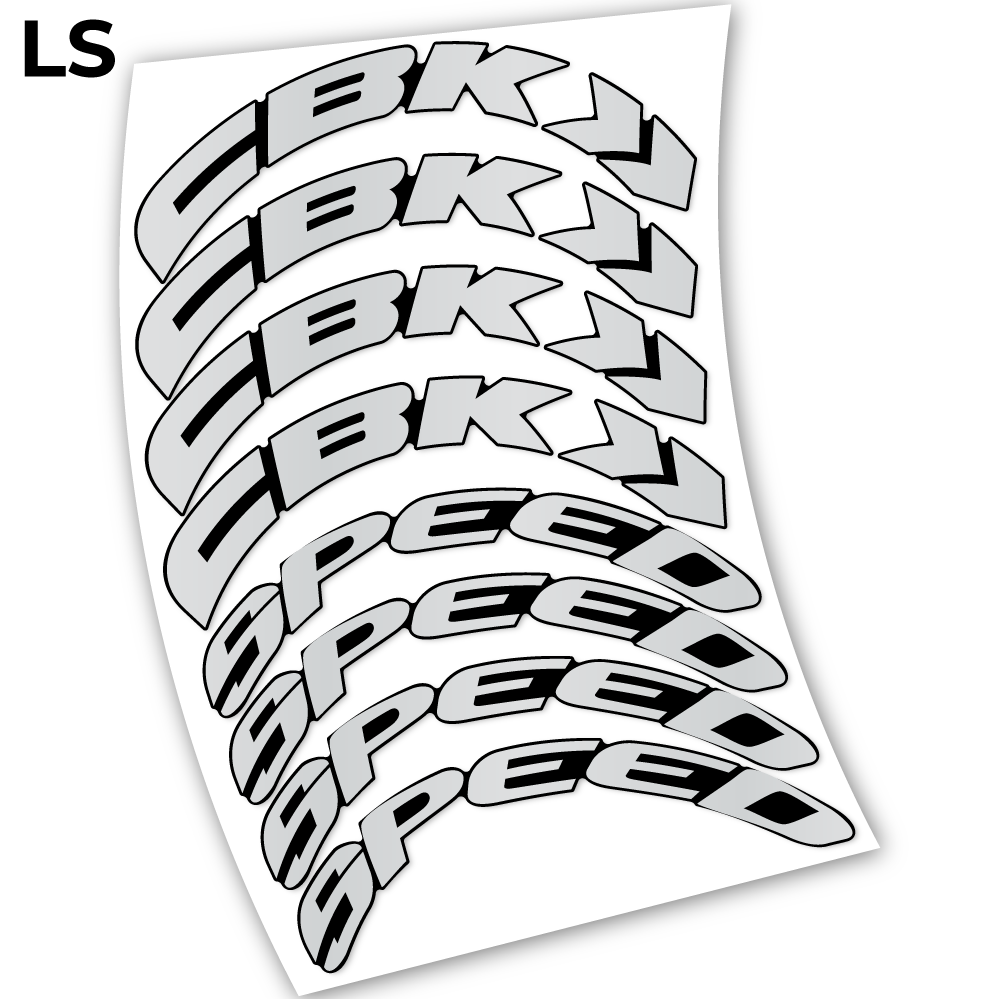 Stickers CBK Speed 80 compatibles Autocollants roues Route