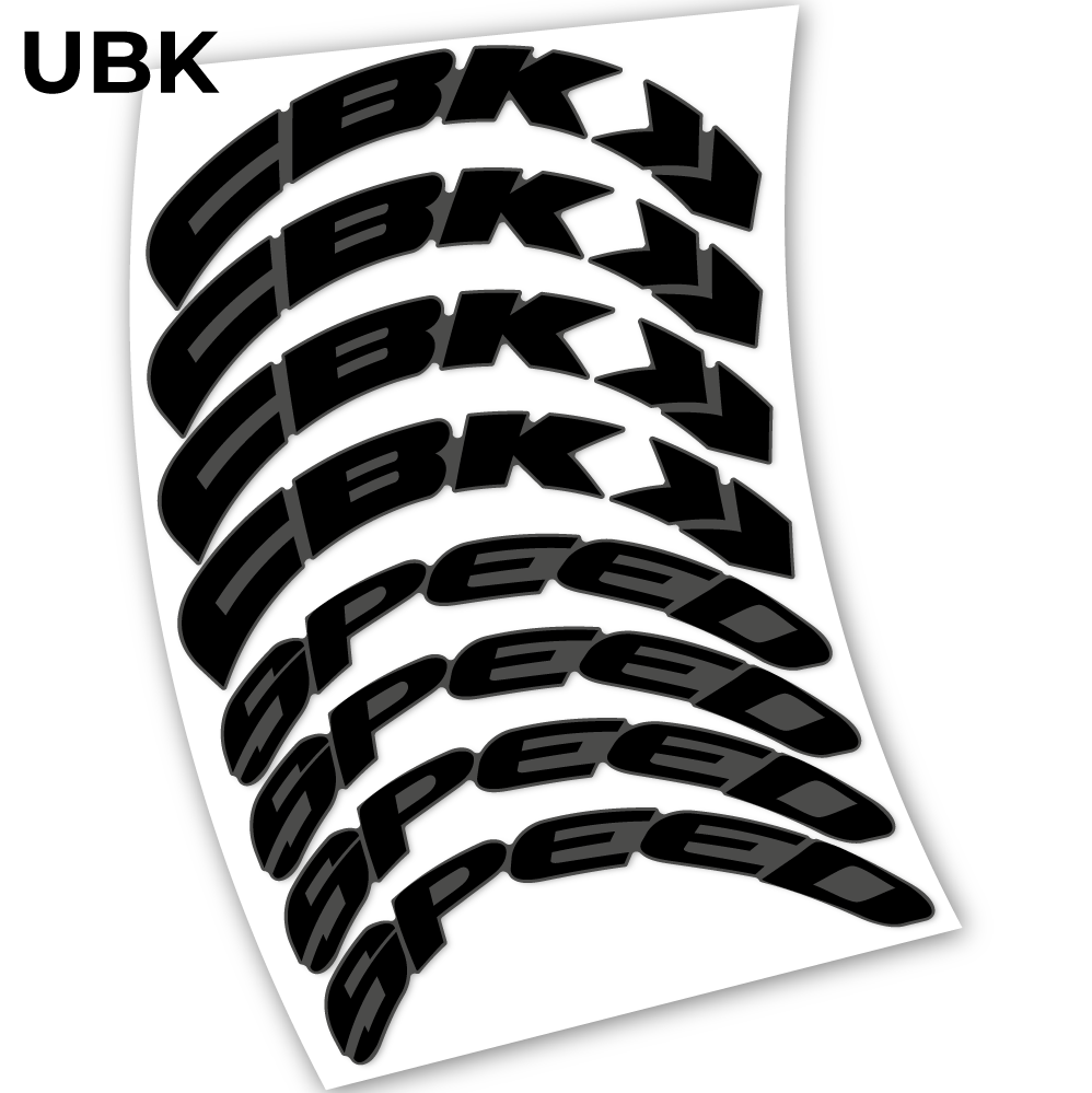 Stickers CBK Speed 80 compatibles Autocollants roues Route