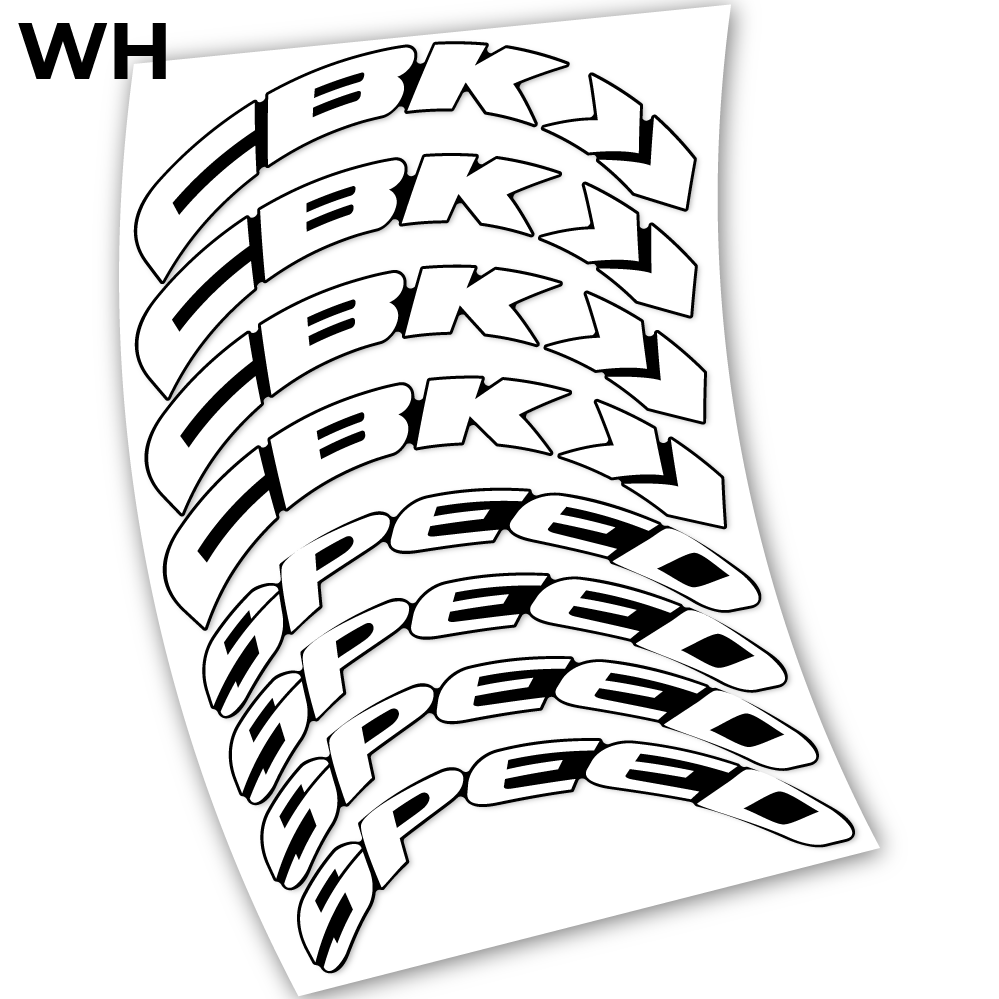 Stickers CBK Speed 80 compatibles Autocollants roues Route