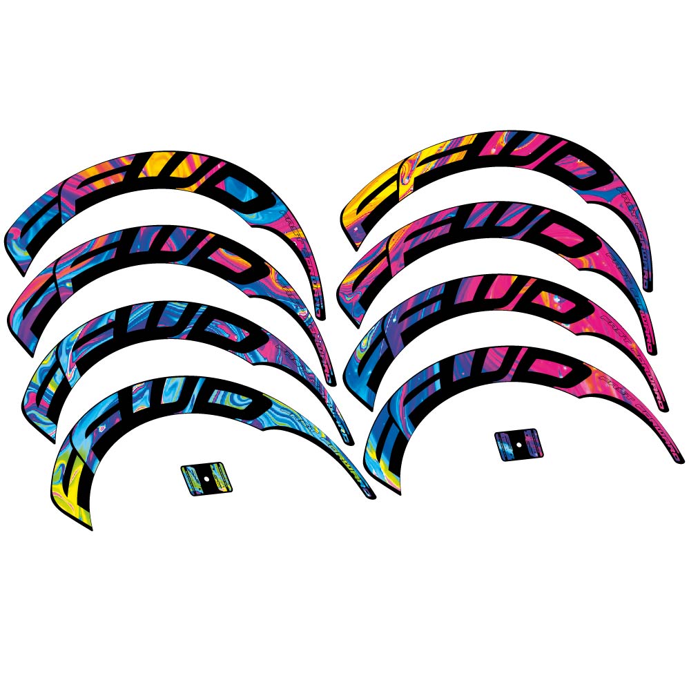 Stickers FastForward compatibles Autocollants roues Route