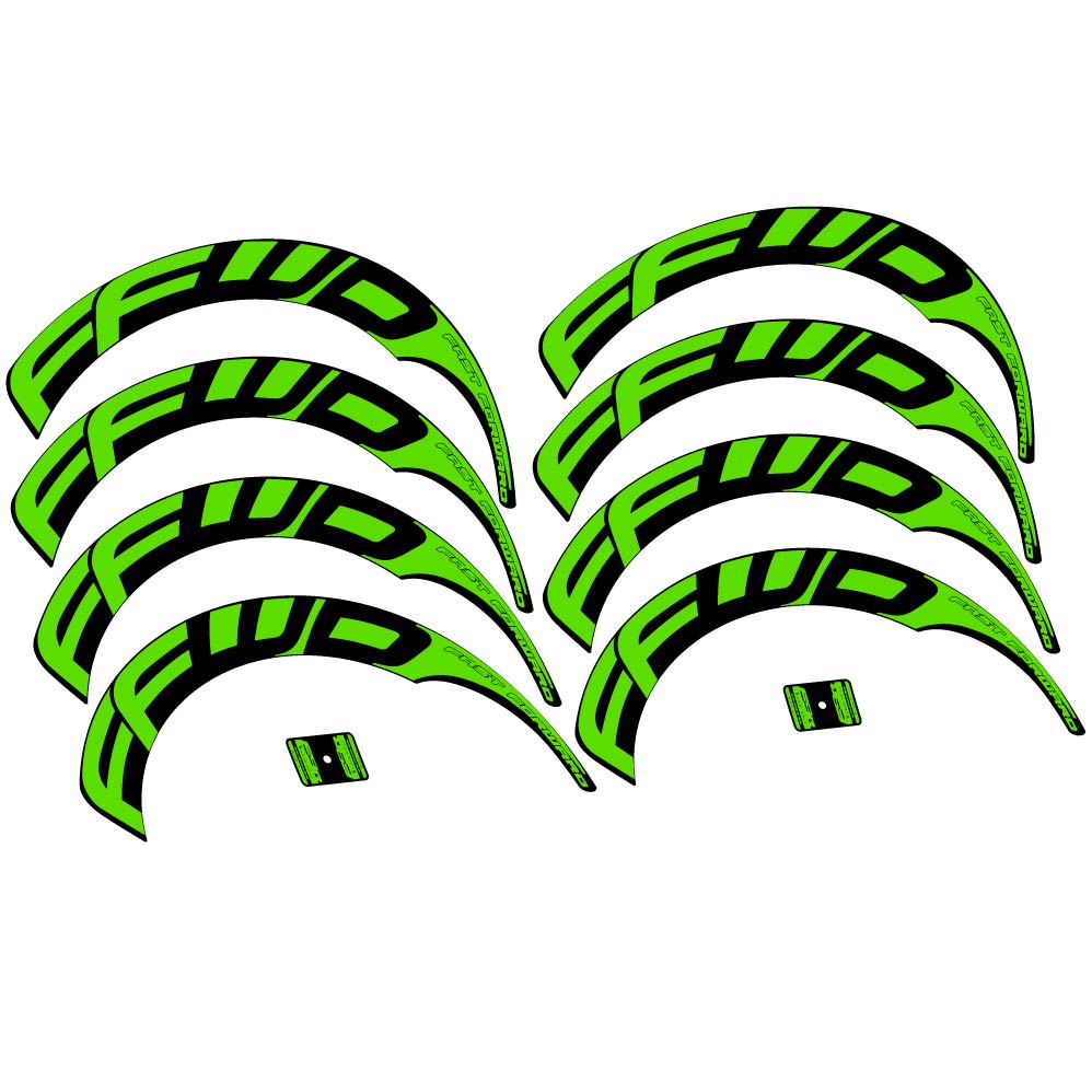 Stickers FastForward compatibles Autocollants roues Route