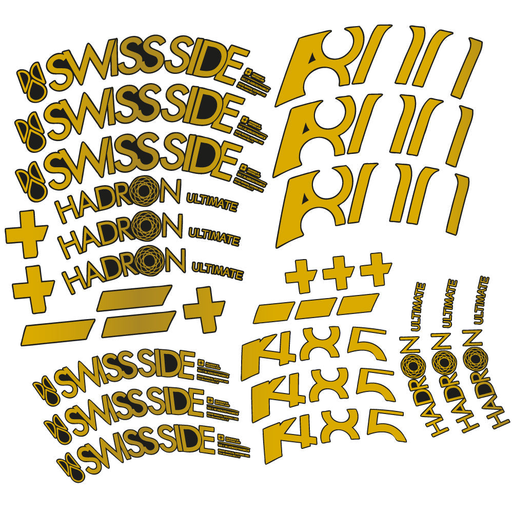 Stickers SwissSide Hadron Ultimate 800/485, Route 80+48.5mm Autocollants roues Route