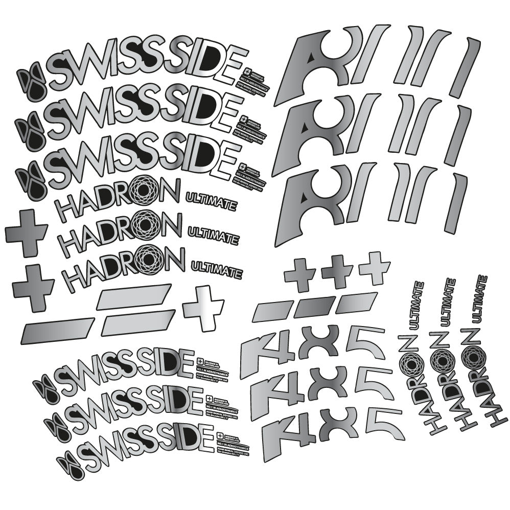 Stickers SwissSide Hadron Ultimate 800485 compatibles - Autocollants roue vélo route