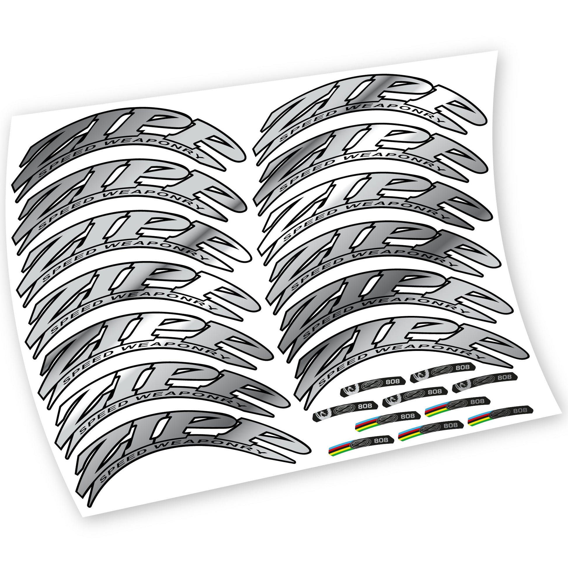 Stickers Zipp 808 compatibles Autocollants roues Route