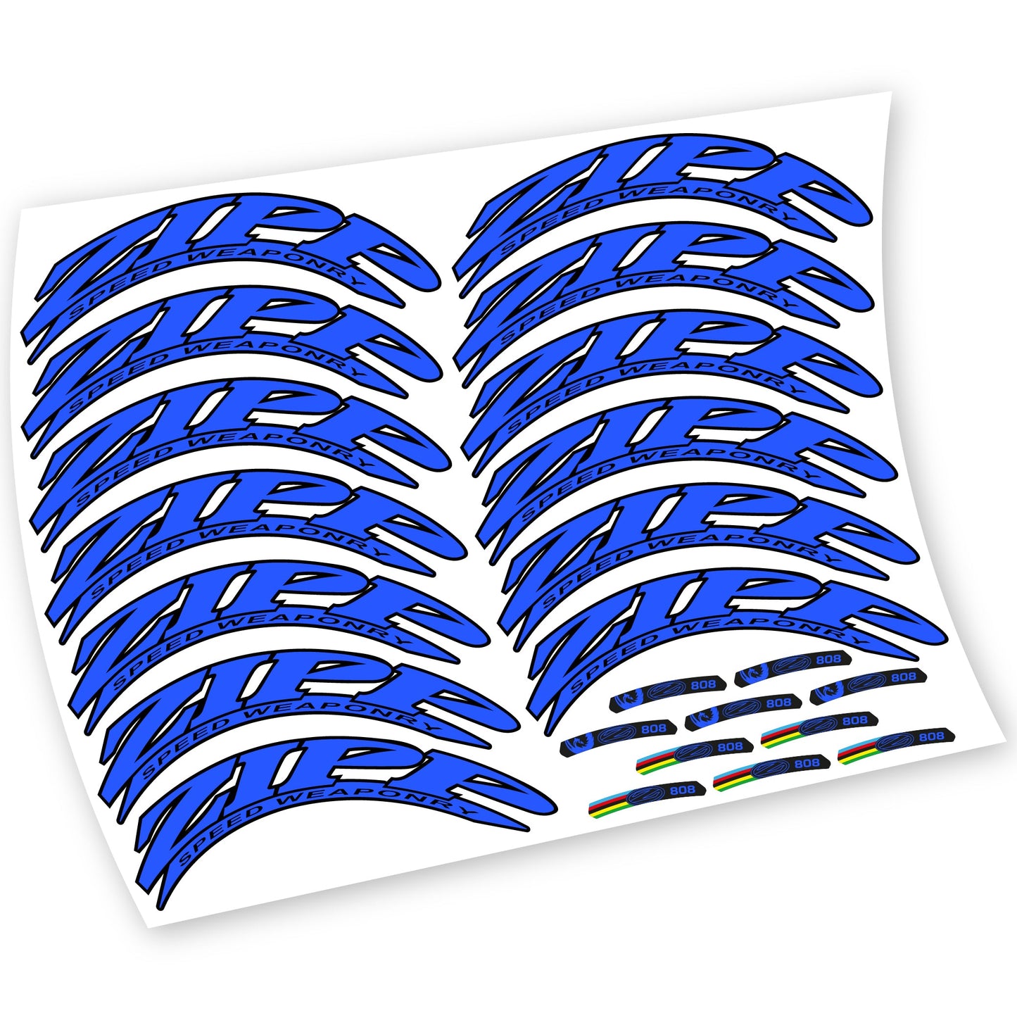 Stickers Zipp 808 compatibles Autocollants roues Route
