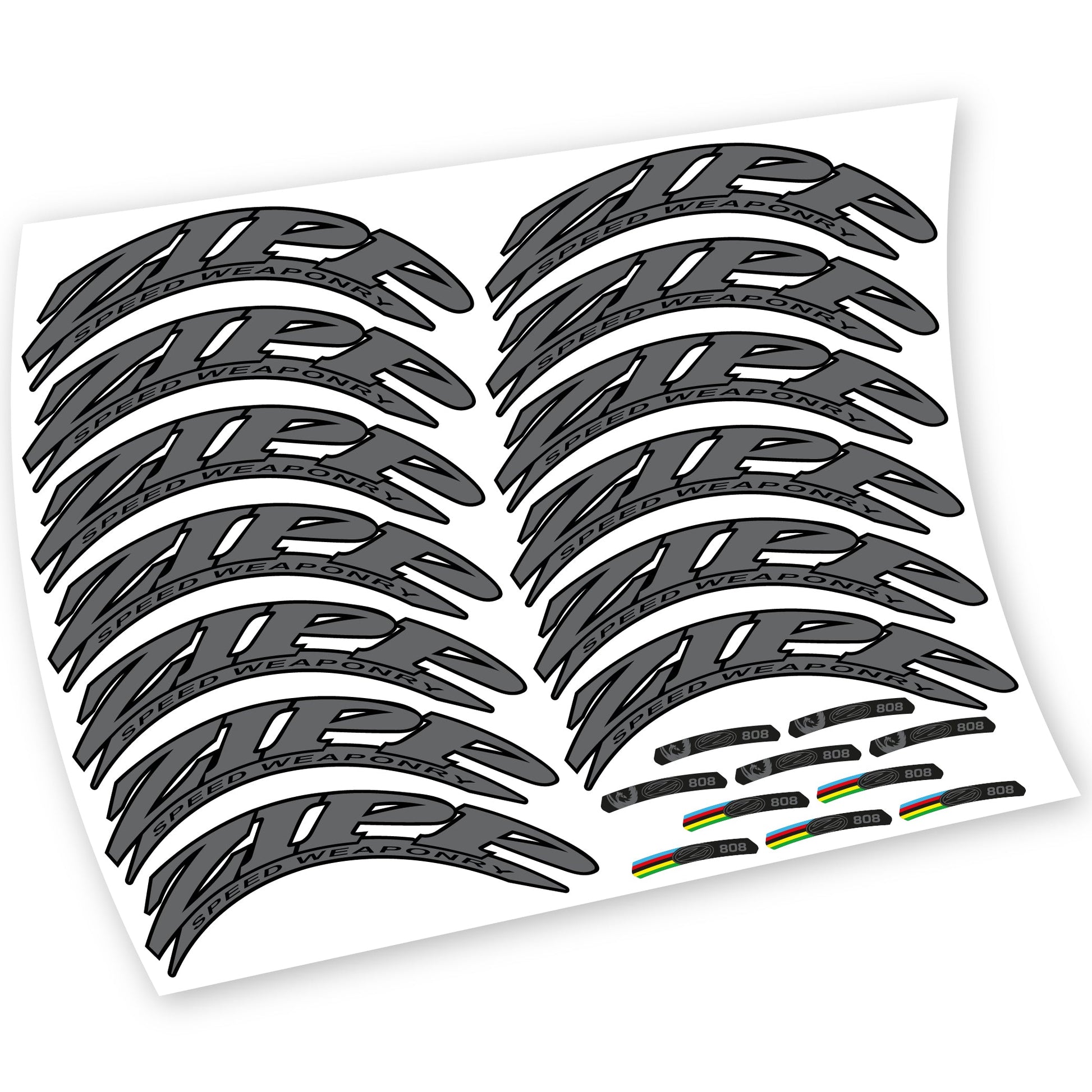 Stickers Zipp 808 compatibles Autocollants roues Route