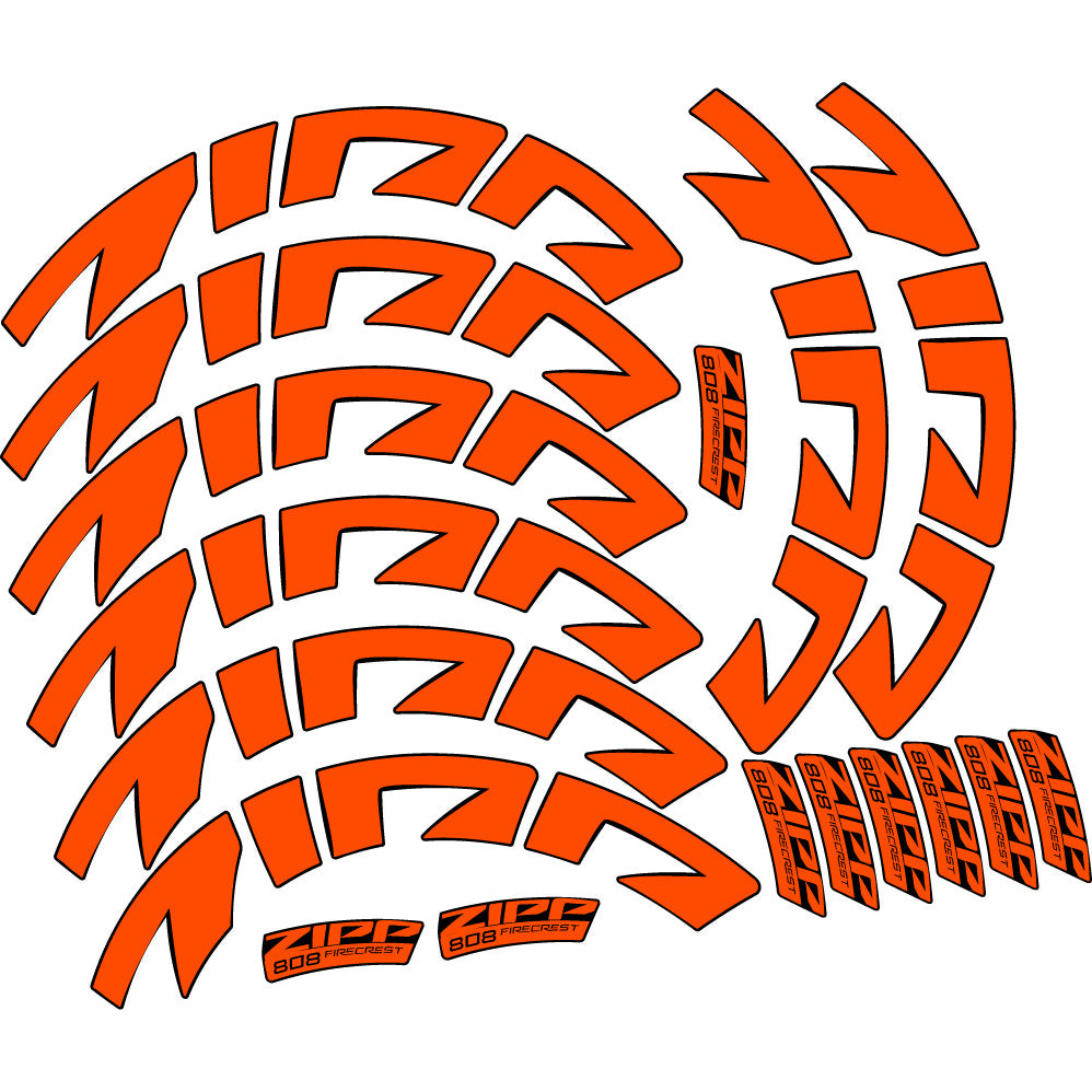 Stickers Zipp 808 FC, Route profile 88 compatibles Autocollants roues Route