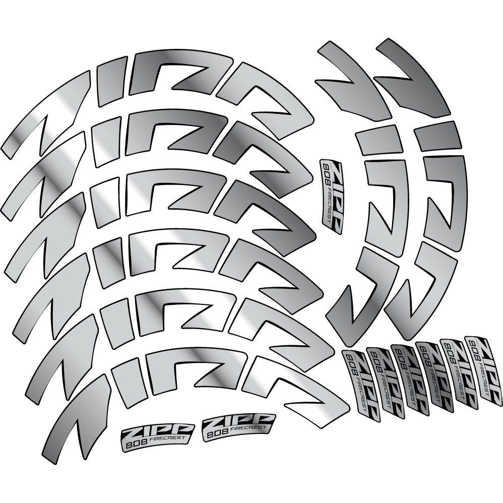 Stickers Zipp 808 FC, Route profile 88 compatibles Autocollants roues Route