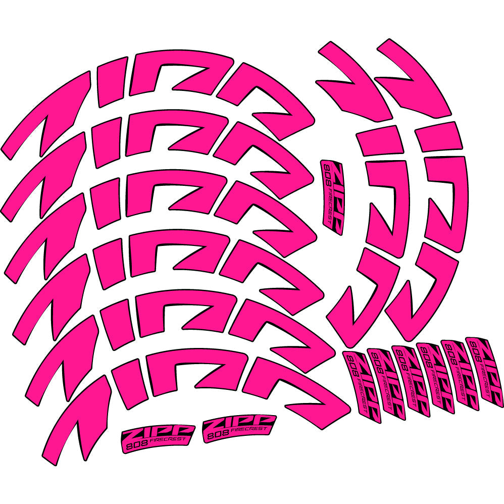 Stickers Zipp 808 FC, Route profile 88 compatibles Autocollants roues Route