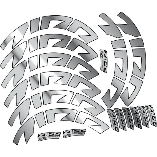 Stickers Zipp 808 FC, Route profile 88 compatibles Autocollants roues Route