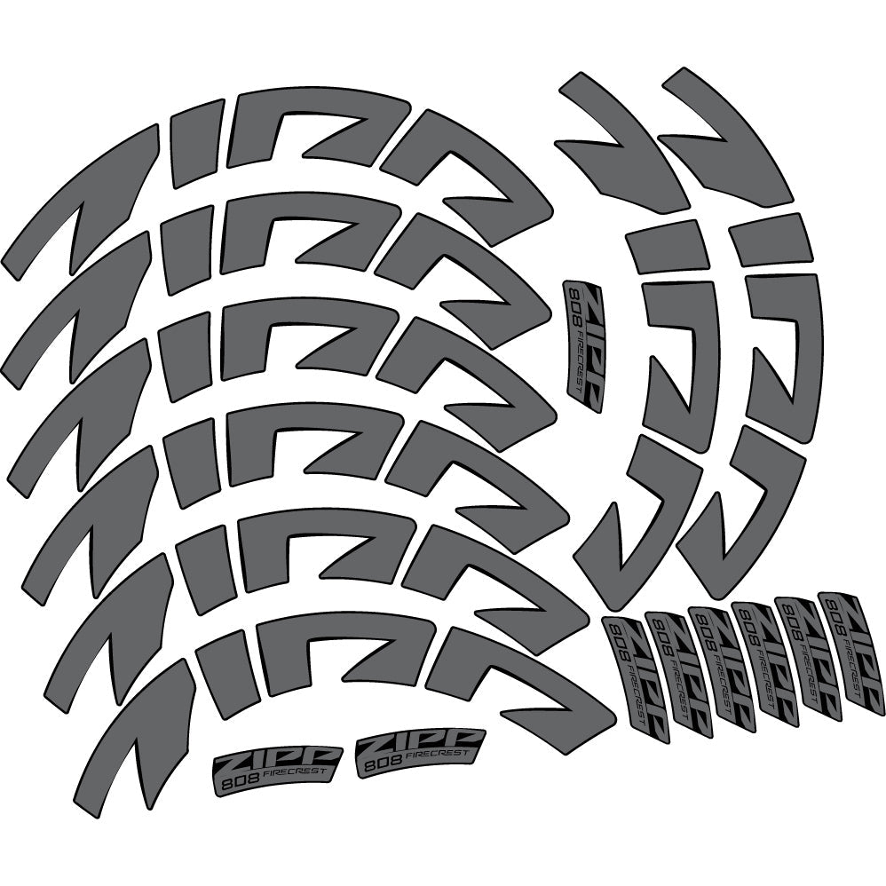 Stickers Zipp 808 FC, Route profile 88 compatibles Autocollants roues Route